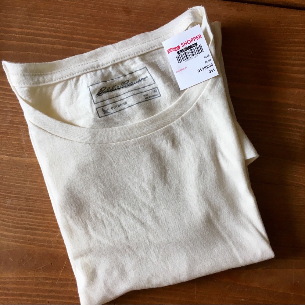 Eddie Bauer cream top